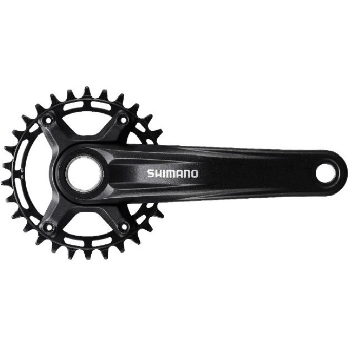 Система SHIMANO DEORE MT510-1, 12 скоростей, 175мм, интегрированный вал, 34T без каретки, для CL:52мм, черный