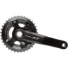 Система SHIMANO DEORE XT, M8000-2, 175мм, для 11 скоростей, 36x26T, без каретки, с бонками для CL 51.8мм/OLD 148мм