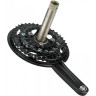 Система SHIMANO MT500, для 3x10 скоростей, 175мм, интегрированый вал, 40/30/22T без каретки, черный, с защитой