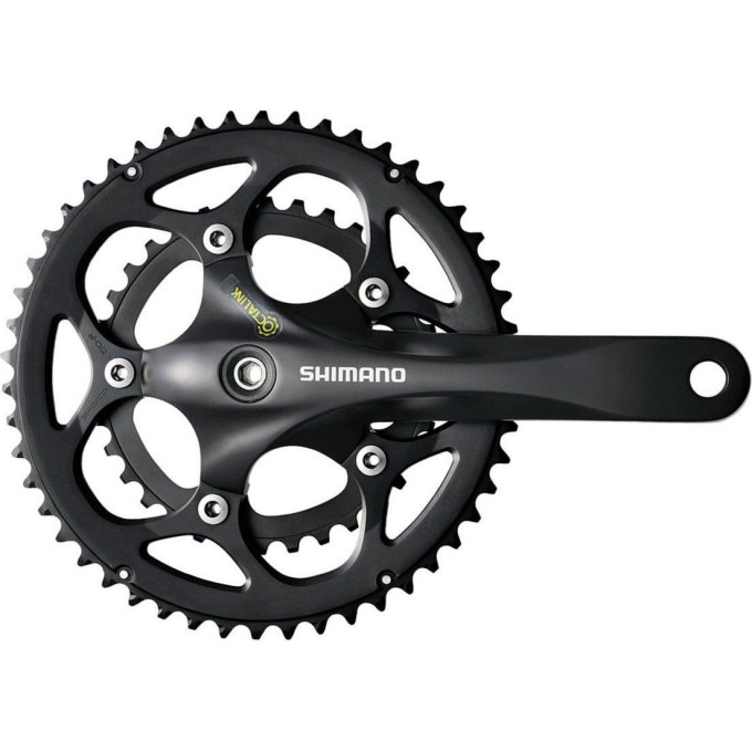 Система SHIMANO R345, 175 мм, OCTALINK, 50/34T без каретки, 9 скоростей, черный