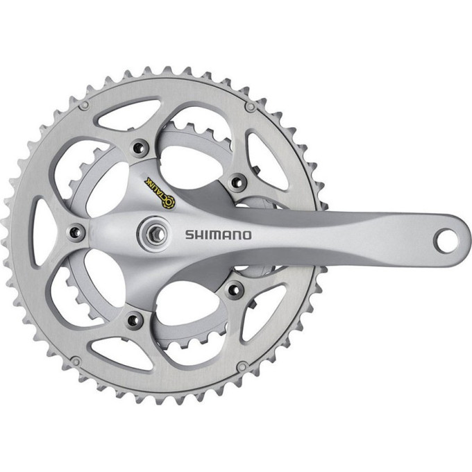 Система SHIMANO R345, 175 мм, OCTALINK, 50/34T без каретки, 9 скоростей, серебристый