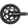 Система SHIMANO TOURNEY, A070, 170 мм, квадрат, 50/34, черный