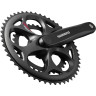 Система SHIMANO Tourney, A070, 170 мм, квадрат, 50/34, с болтами, черный