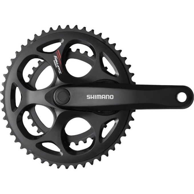 Система SHIMANO Tourney, A070, 170 мм, квадрат, 50/34, с болтами, черный