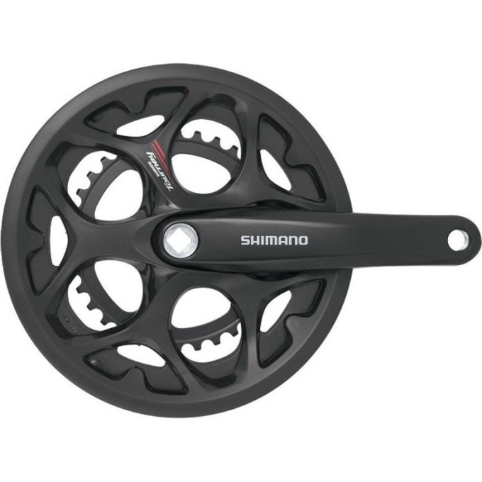 Система SHIMANO TOURNEY, A073, 170 мм, квадрат, 50/39/30T, защита одинарная