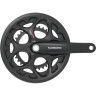 Система SHIMANO TOURNEY, A073, 170 мм, квадрат, 50/39/30T, защита одинарная