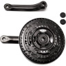 Система SHIMANO TOURNEY TY301, 170 мм, квадрат, 42/34/24, с защитой, черный, без упаковки