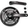 Система SHIMANO TOURNEY TY301, 170 мм, квадрат, 42/34/24, с защитой, черный, без упаковки