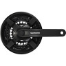 Система SHIMANO TOURNEY TY301, 170 мм, квадрат, 42/34/24, с защитой, черный, без упаковки