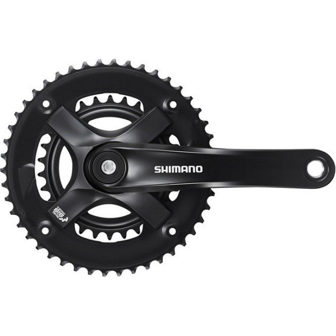 Система SHIMANO TY501, 175 мм, для 2X7/8 скоростей, квадрат, 46/30