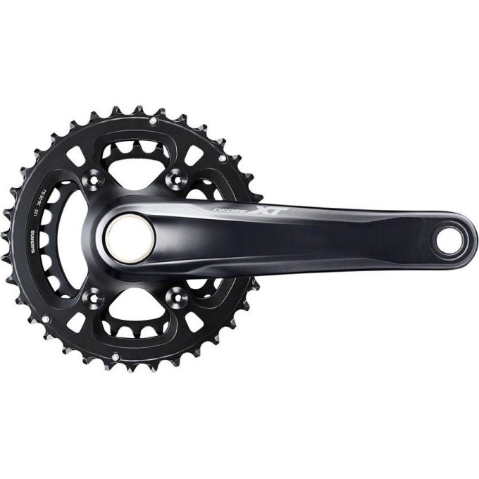 Система SHIMANO XT, M8100-2, 170мм, для 12 скоростей, 36/26T, без каретки, CL 48.8мм