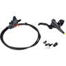 Тормоз дисковый SHIMANO DEORE, M6100, j-kit, BL(правый)/BR(задний), полимерные колодки, 1700мм