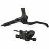 Тормоз дисковый SHIMANO MT MT200, BL(правый)/BR(задний), полимерные колодки, 1700мм, черный