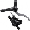 Тормоз дисковый SHIMANO MT400, BL(левый)/BR(передний), полимерные колодки, 1000мм, серебристый