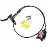 Тормоз дисковый SHIMANO SAINT, M820, BL(прав)/BR(задн), метал. кол. с радиат, 1700мм, черн.