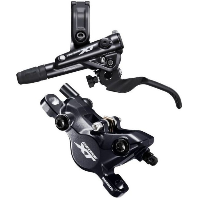 Тормоз дисковый SHIMANO XT, M8100, BL(левый)/BR(передний), J-KIT, полимерные колодки 1000мм