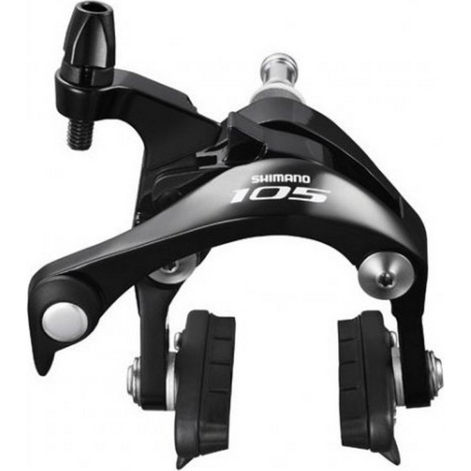 Тормоз SHIMANO 105 BR-5800, клещевой, задний, болт:10.5мм, R55C4, черный, IBR5800AR82AL