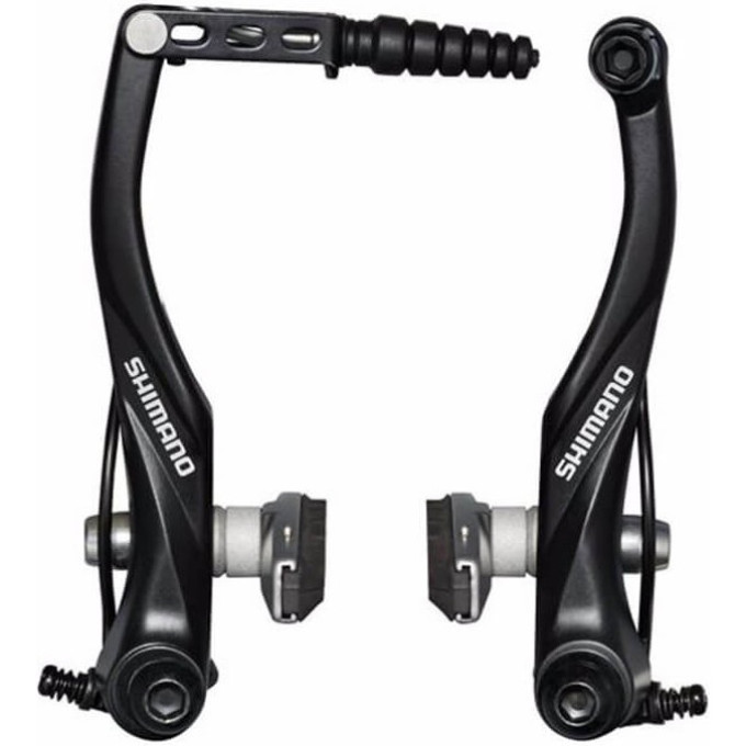 Тормоз v-br SHIMANO ALIVIO, T4000, передние, колодки S65T, черный