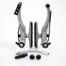 Тормоз v-br SHIMANO ALIVIO, T4010, серебро, передние колодки S70C