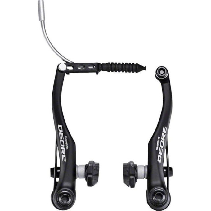 Тормоз v-br SHIMANO DEORE, BR-T610, черный, задние колодки S70C