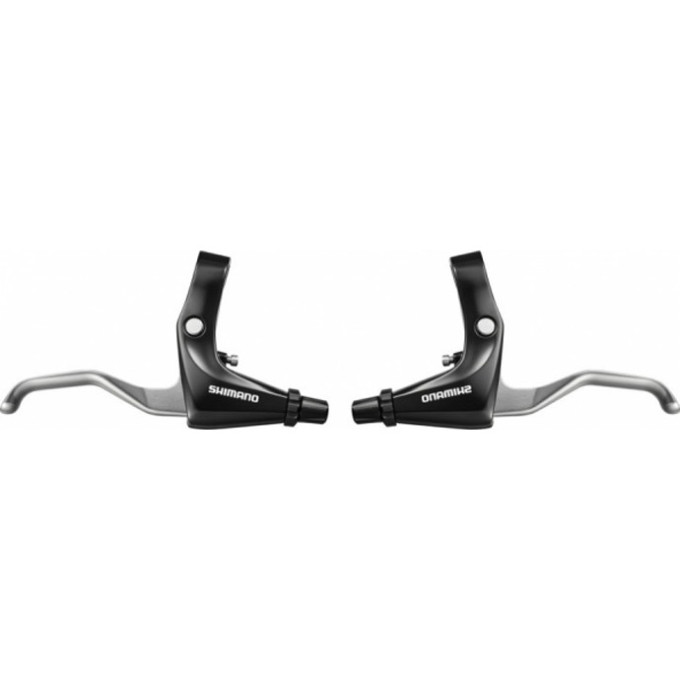 Тормозная ручка SHIMANO BL-R780, правая+левая, трос+оплетка, серебристый