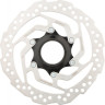 Тормозной диск SHIMANO RT10, 160 мм, C.LOCK, С LOCK RING, только для пластиковых колод ESMRT10S