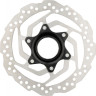 Тормозной диск SHIMANO RT10, 160мм, C.LOCK, С LOCK RING, только для пластиковых колодок