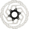 Тормозной диск SHIMANO RT10, 180мм, C.LOCK, С LOCK RING, только для пластиковых колодок