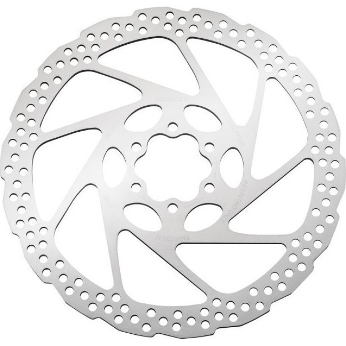 Тормозной диск SHIMANO RT56, 180мм, 6-болтов, только для пластиковых колодок