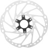 Тормозной диск SHIMANO RT64, 203мм, C.LOCK, с стопорным кольцом, внешние шлицы