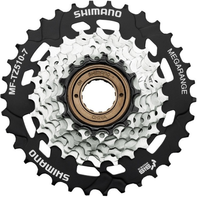 Трещотка SHIMANO TZ510, 7 скоростей, 14-34, без упаковки