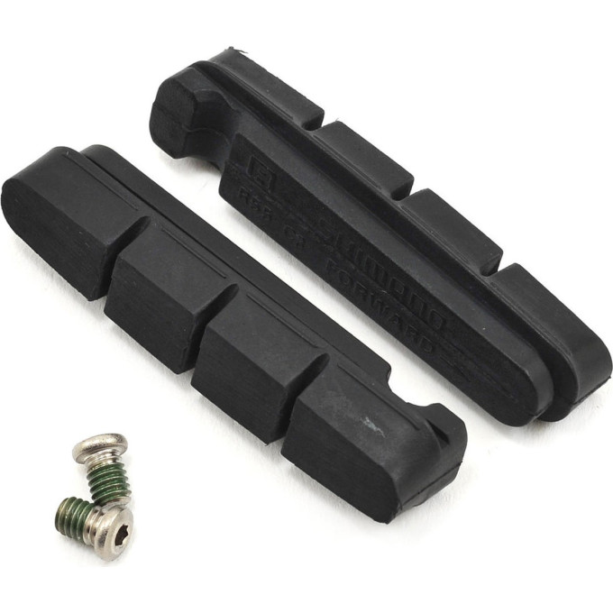 Вкладыш тормозной колодки SHIMANO, шоссейный, R55C3, 2 пары, для DA, Ultegra, 105