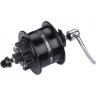 Втулка динамо SHIMANO 3D32, 32 отверстия 6V-3W, под эксцентрик, диск под 6 болтов, с SM-DH10, черный