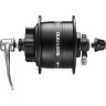 Втулка динамо SHIMANO 3D32, 36 отверстий, 6V-3W, под гайки, диск под 6 болтов с SM-DH10, черный