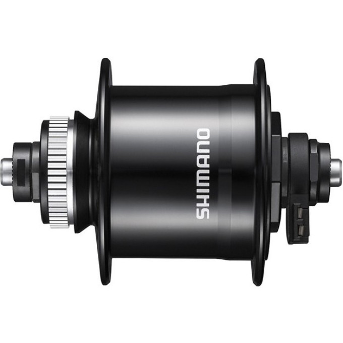 Втулка динамо SHIMANO DEORE UR700-3D, 32 отверстия, 6V-3W, QR, C. LOCK, SM-DH10, черная, для колес 26-28