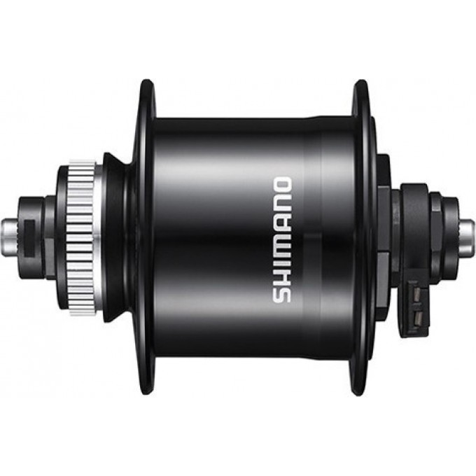 Втулка динамо SHIMANO DEORE UR705-3D, 32 отверстия, 6V-3W, под полую ось 12 мм (без оси), C. LOCK, SM-DH10, черная
