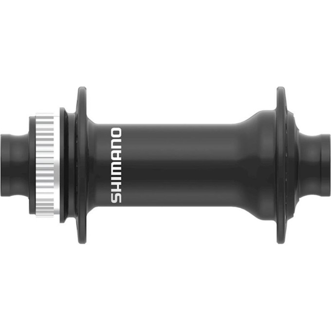Втулка передняя SHIMANO MT410-B, 32 отверстий, Center Lock, под ось 15мм(без оси), OLD 110мм, черный