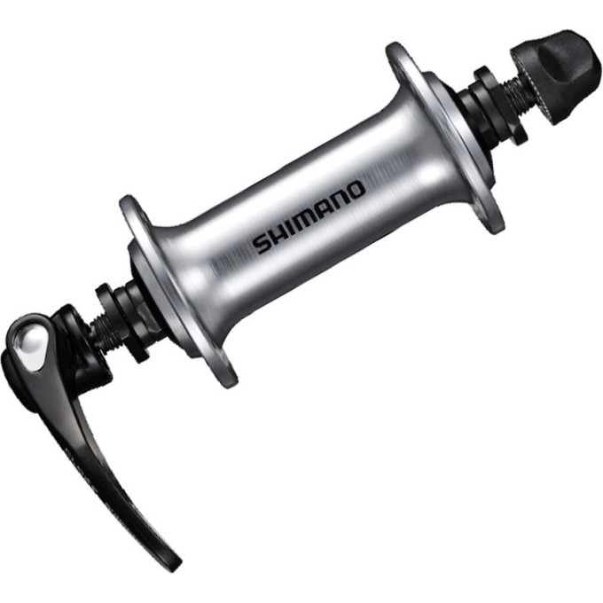 Втулка передняя SHIMANO RS400, 32 отверстий QR 133мм, серебристый