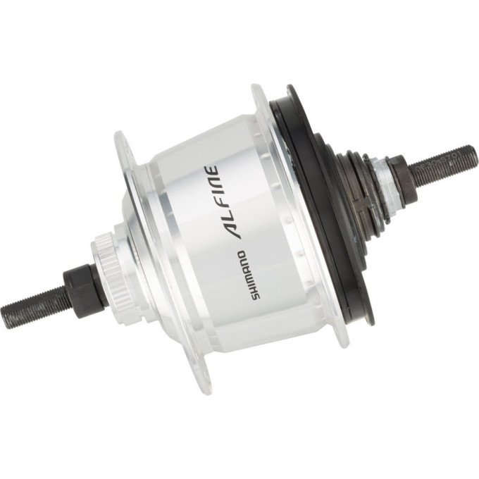 Втулка планетарная SHIMANO ALFINE, S7001, 36 отверстий, 8 скоростей, C.Lock, 135x187мм, серебро