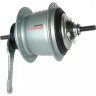 Втулка планетарная SHIMANO NEXUS, C6001, 36 отверстий, 8 скоростей, 132x184 мм, ножной тормоз, серебристый, без упаковки, пыльник