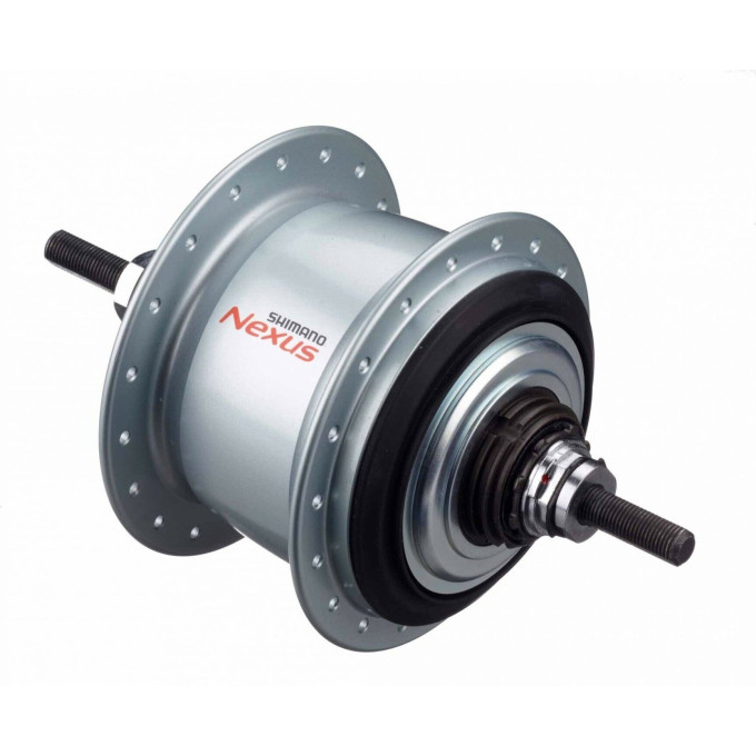 Втулка планетарная SHIMANO NEXUS, C6011, 32 отверстия, 8 скоростей, для роллерного тормоза, 132x184 мм, серебристый, без упаковки