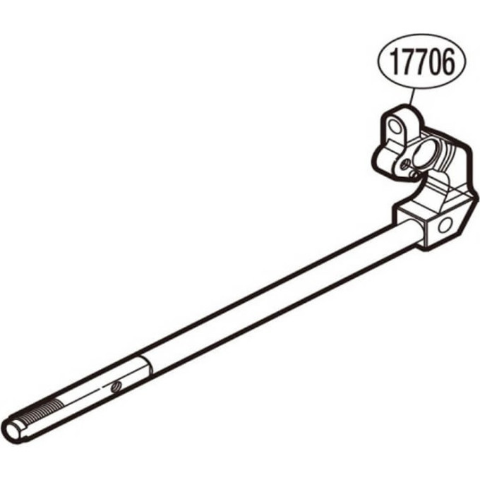 Запчасть для катушки SHIMANO MAIN SHAFT ASSEMBLY шток с кареткой