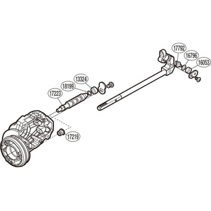 Запчасть для катушки SHIMANO OSCILLATION SET набор для бесконечного винта