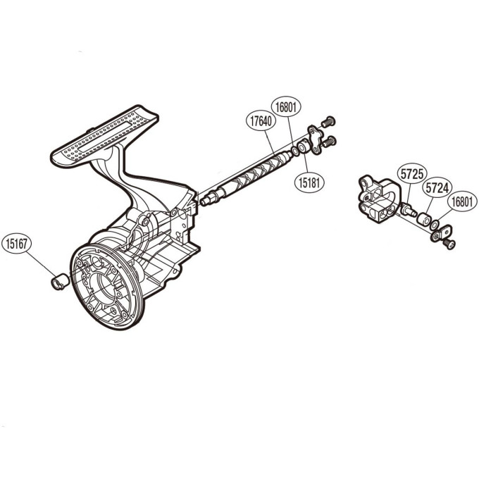 Запчасть для катушки SHIMANO OSCILLATION SET набор для бесконечного винта