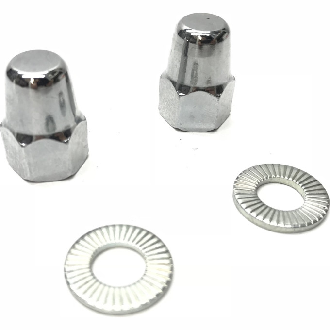 Запчасть к втулкам SHIMANO, гайки M9 (2 штуки), шайбы 2 мм (2 штуки), без упаковки, ASMIM41FNTC