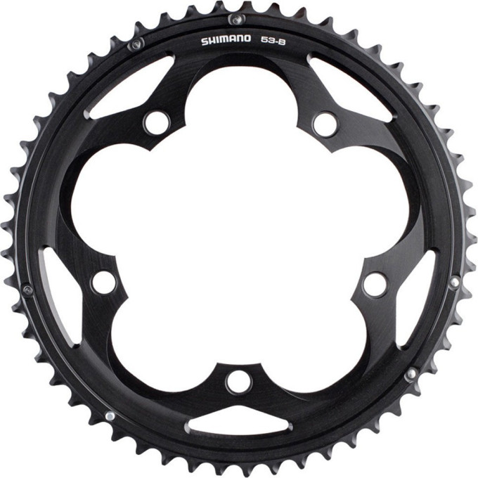 Звезда передняя SHIMANO 105, для FC-5700L, 53T-B черная