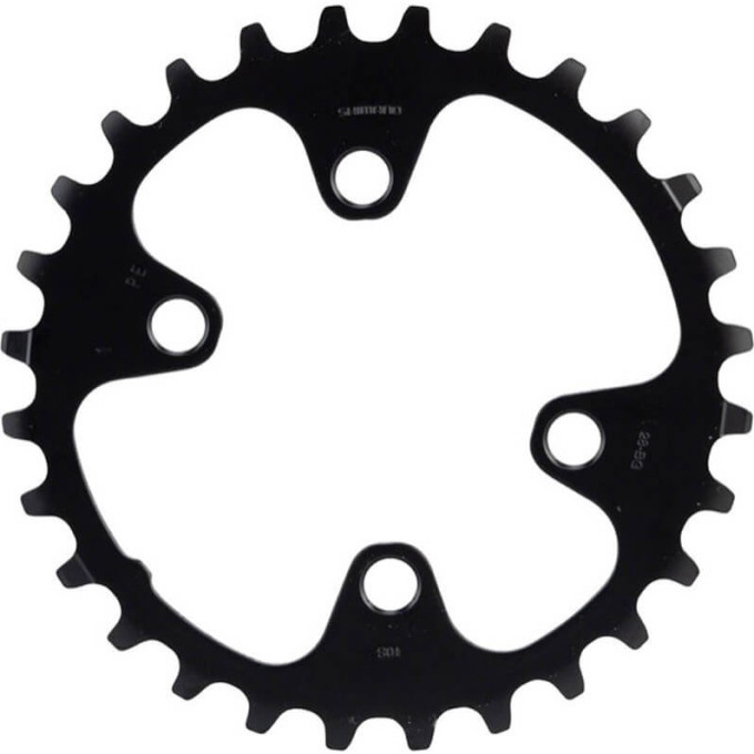 Звезда передняя SHIMANO DEORE, для M6000-2, 28T-BG, черный