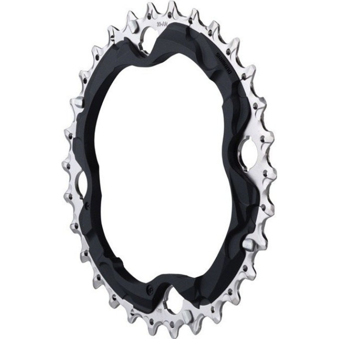 Звезда передняя SHIMANO DEORE, для M6000, 30T-AN, черный