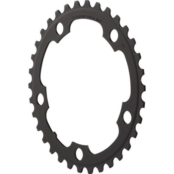Звезда передняя SHIMANO FC-RS500, 46T-MJ, черная, для 46-36T