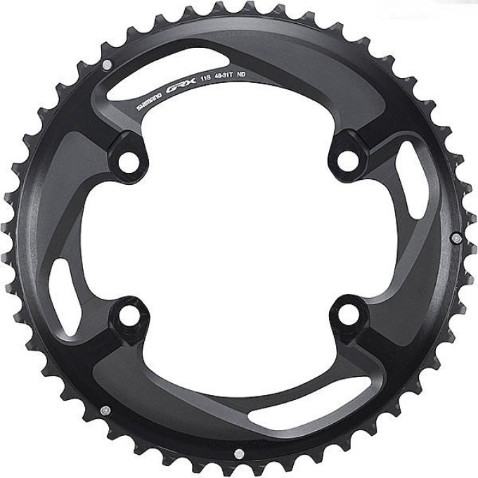 Звезда передняя SHIMANO GRX, для FC-RX810-2, 48T-ND для 48-31T
